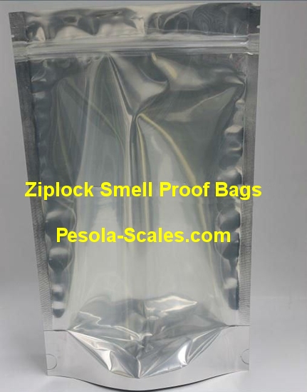 Smell Proof Bag Clear Front And Foil Back Ziplock 250 Gram Magic Foil Back Ziplock 250 Gram